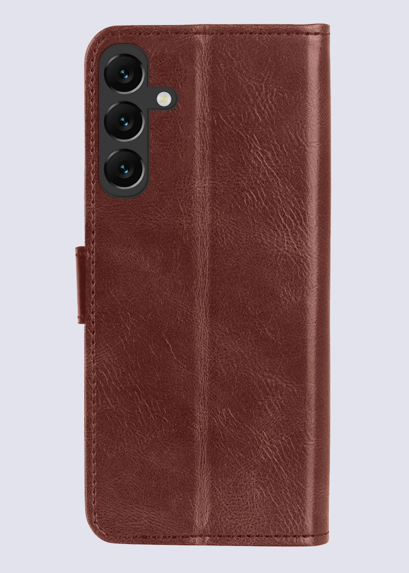 BTH Hoesje Geschikt voor Samsung A55 Hoesje Book Case Hoes Portemonnee Cover Walletcase - Hoes Geschikt voor Samsung Galaxy A55 Hoes Bookcase Hoesje - Bruin