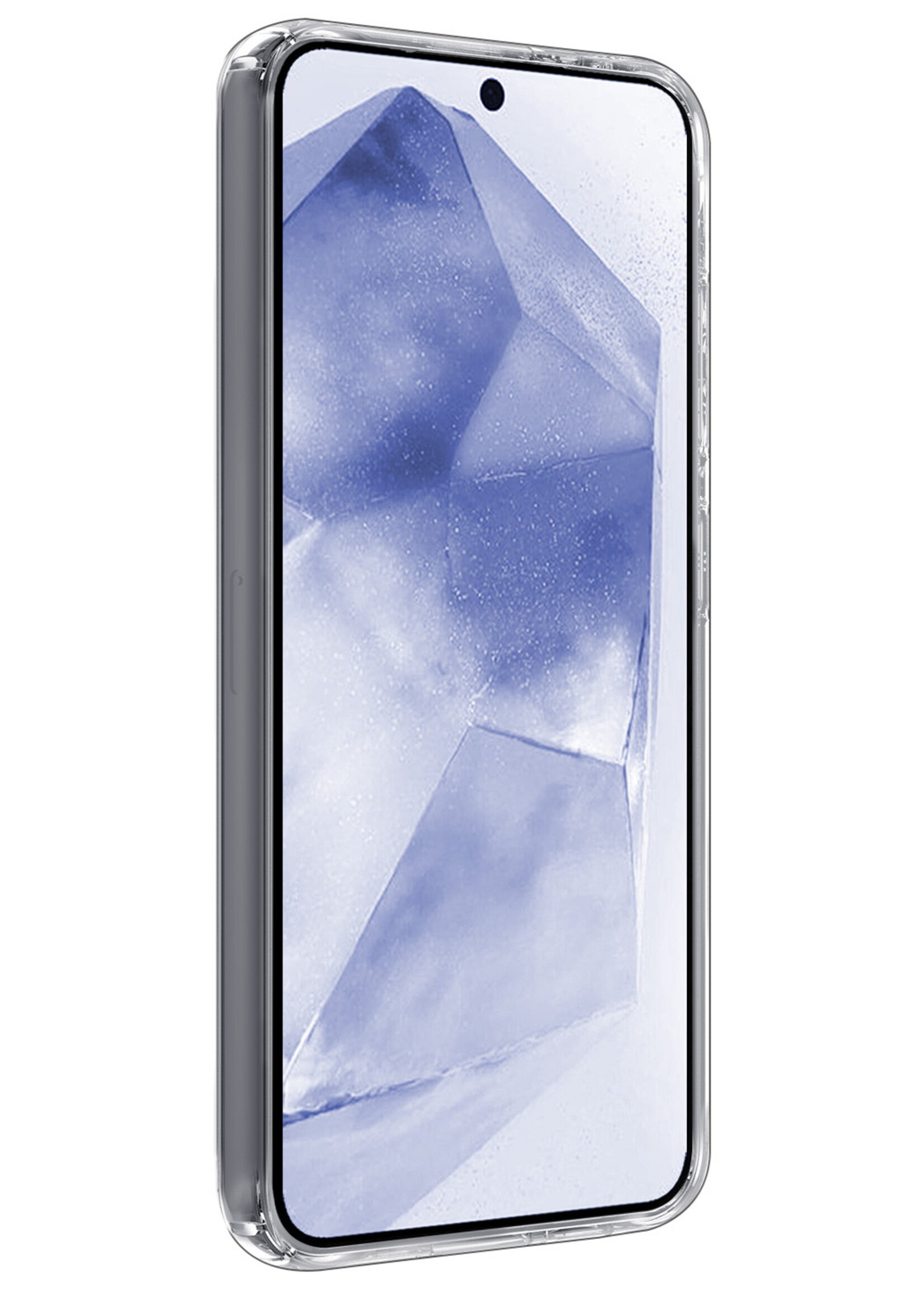 BTH Hoesje Geschikt voor Samsung A55 Hoesje Siliconen Case Hoes - Hoes Geschikt voor Samsung Galaxy A55 Hoes Cover Case - Transparant