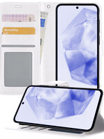 BTH BTH Samsung Galaxy A35 Hoesje Bookcase - Wit