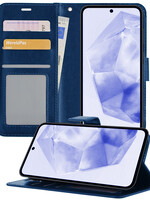 BTH BTH Samsung Galaxy A35 Hoesje Bookcase - Donkerblauw