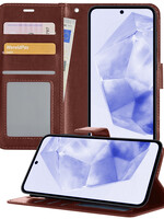 BTH BTH Samsung Galaxy A35 Hoesje Bookcase - Bruin