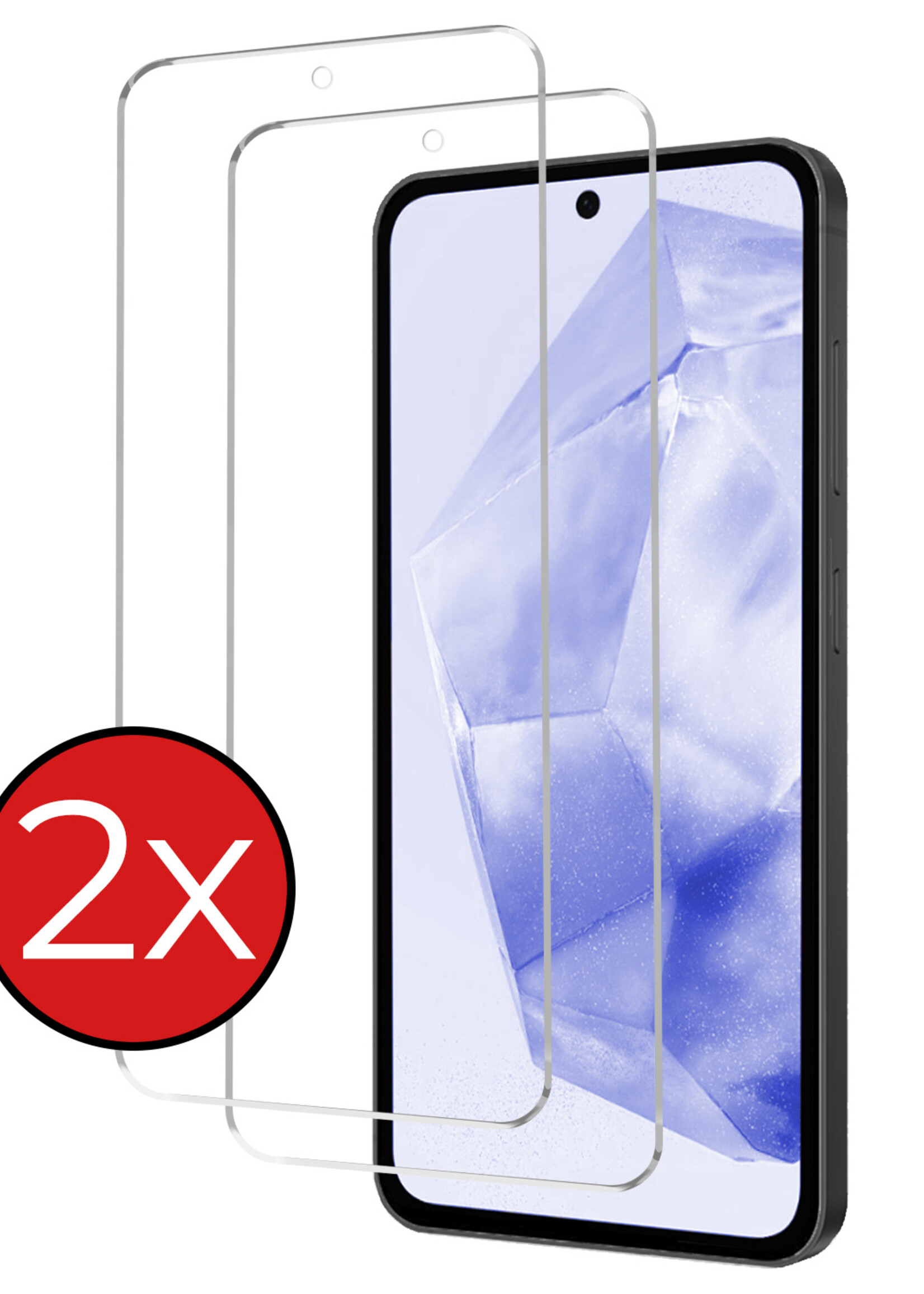 BTH Screenprotector Geschikt voor Samsung A35 Screenprotector Glas Gehard Tempered Glass - Screenprotector Geschikt voor Samsung Galaxy A35 5G Screen Protector Screen Cover - 2 PACK