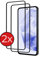BTH BTH Samsung Galaxy A35 Screenprotector Glas Full Cover 2D - 2 PACK