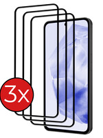 BTH BTH Samsung Galaxy A35 Screenprotector Glas Full Cover 2D - 3 PACK