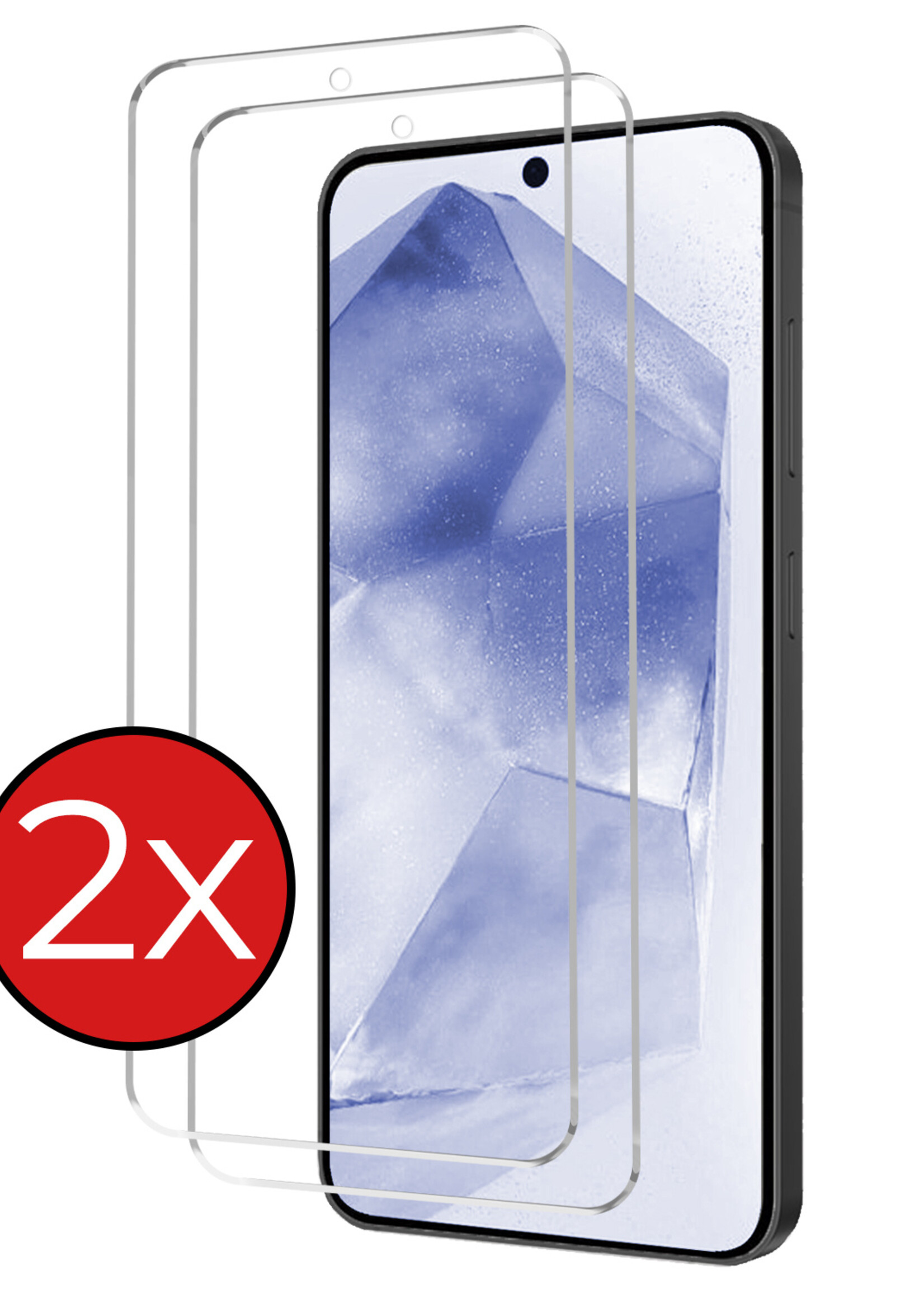 BTH Screenprotector Geschikt voor Samsung A55 Screenprotector Glas Gehard Tempered Glass - Screenprotector Geschikt voor Samsung Galaxy A55 Screen Protector Screen Cover - 2 PACK