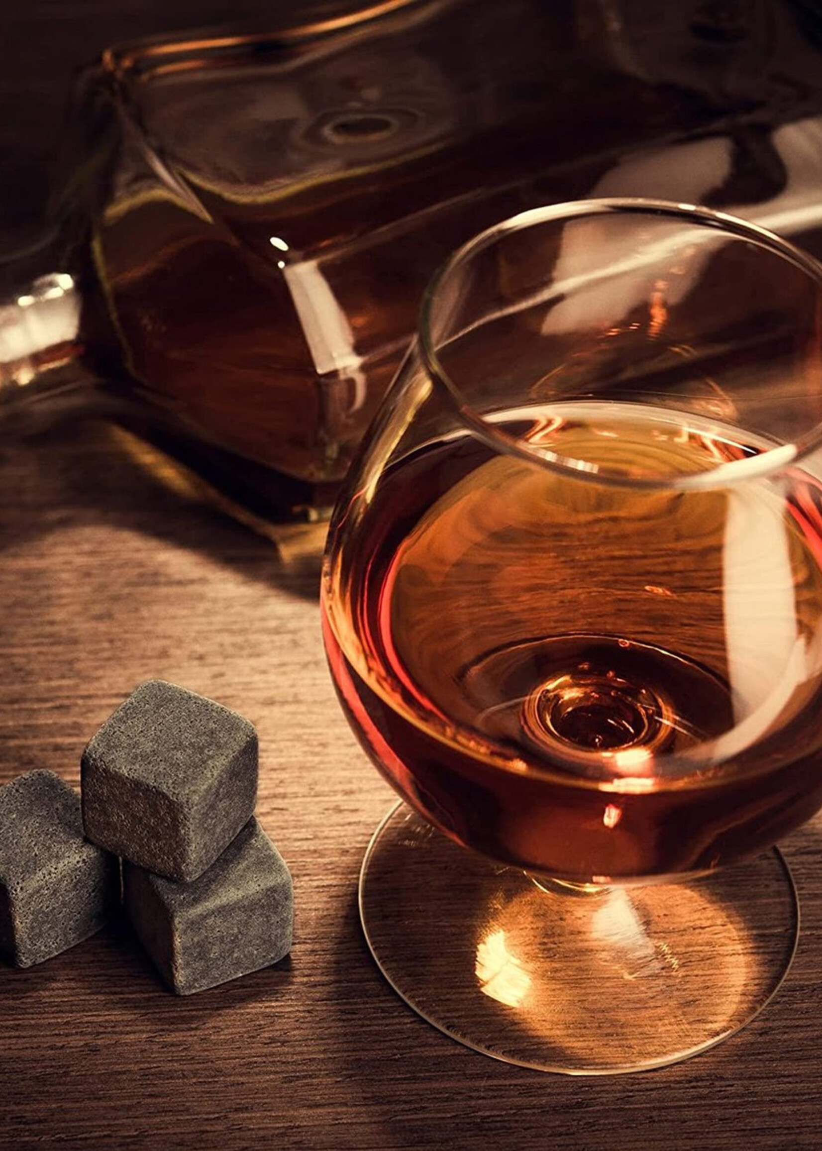 BTH Whiskey Stones Whiskey Stenen Luxe Herbuikbare Ijsblokjes - 9 stuks