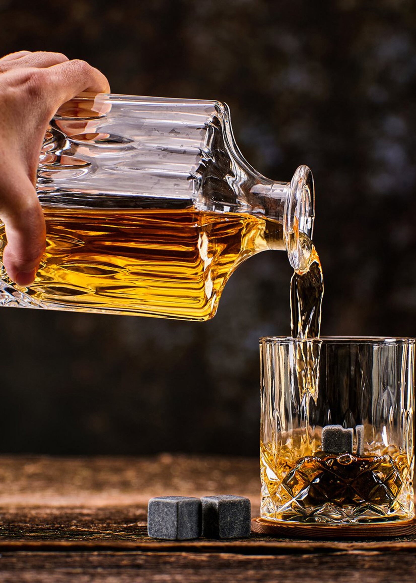 BTH Whiskey Stones Whiskey Stenen Luxe Herbuikbare Ijsblokjes - 9 stuks