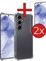 BTH BTH Samsung Galaxy A55 Hoesje Shockproof Met 2x Screenprotector