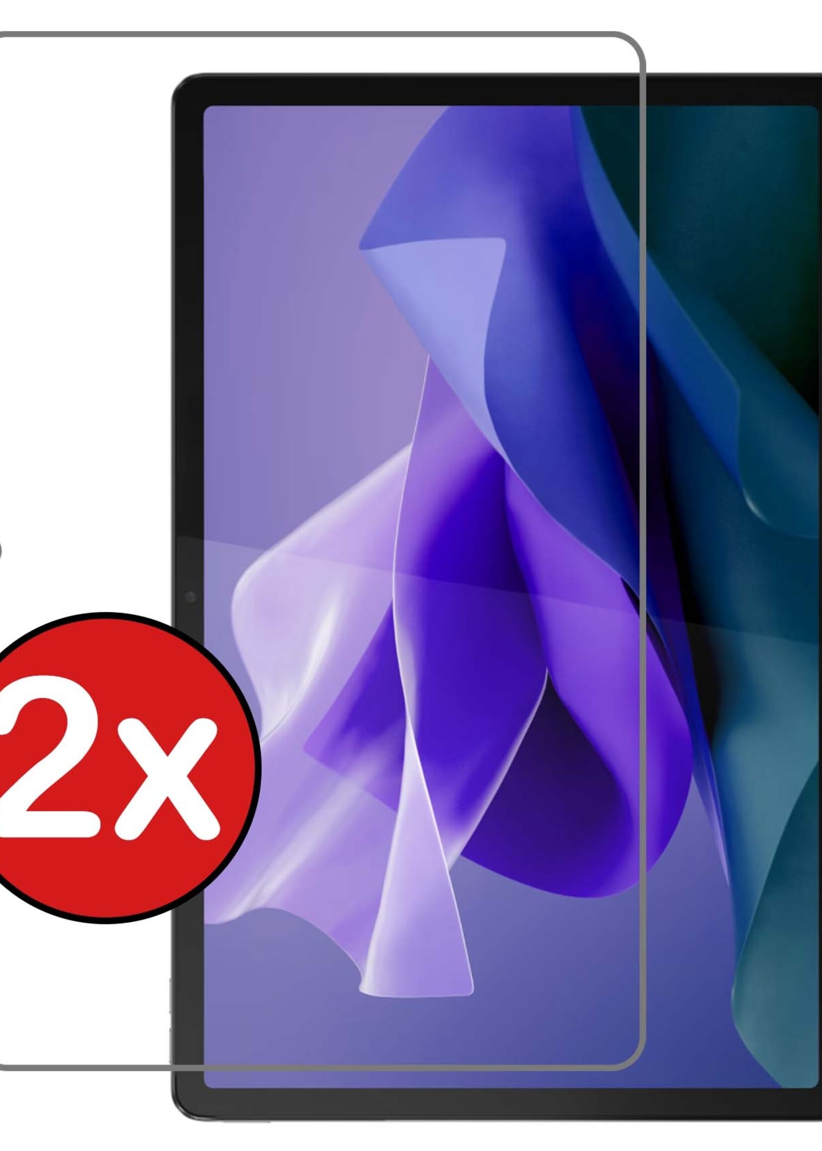 BTH Screenprotector Geschikt voor Lenovo Tab P12 Screenprotector Tempered Glass Screen Protector Gehard Glas - Screenprotector Geschikt voor Lenovo Tab P12 Screenprotector Glas - 2 PACK