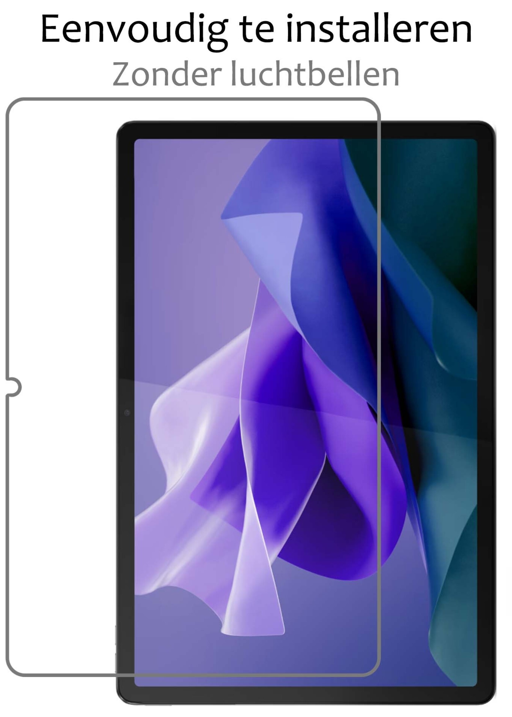 BTH Screenprotector Geschikt voor Lenovo Tab P12 Screenprotector Tempered Glass Screen Protector Gehard Glas - Screenprotector Geschikt voor Lenovo Tab P12 Screenprotector Glas - 2 PACK