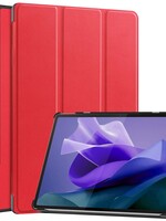 BTH BTH Lenovo Tab P12 Hoesje Met Uitsparing Lenovo Pen - Rood