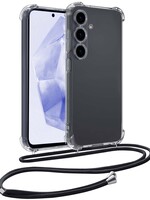 BTH BTH Samsung Galaxy A35 Hoesje Transparant Shockproof Met Zwart Koord