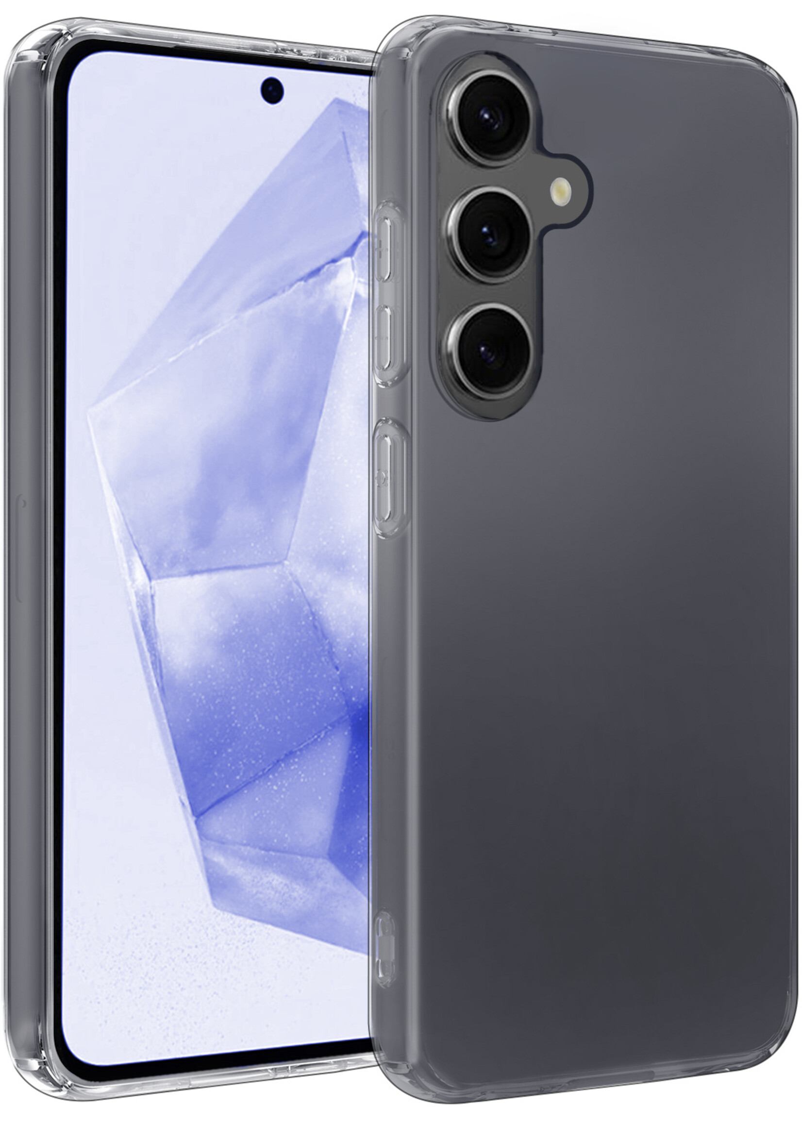 BTH Hoesje Geschikt voor Samsung A35 Hoesje Siliconen Case Hoes - Hoes Geschikt voor Samsung Galaxy A35 5G Hoes Cover Case - Transparant