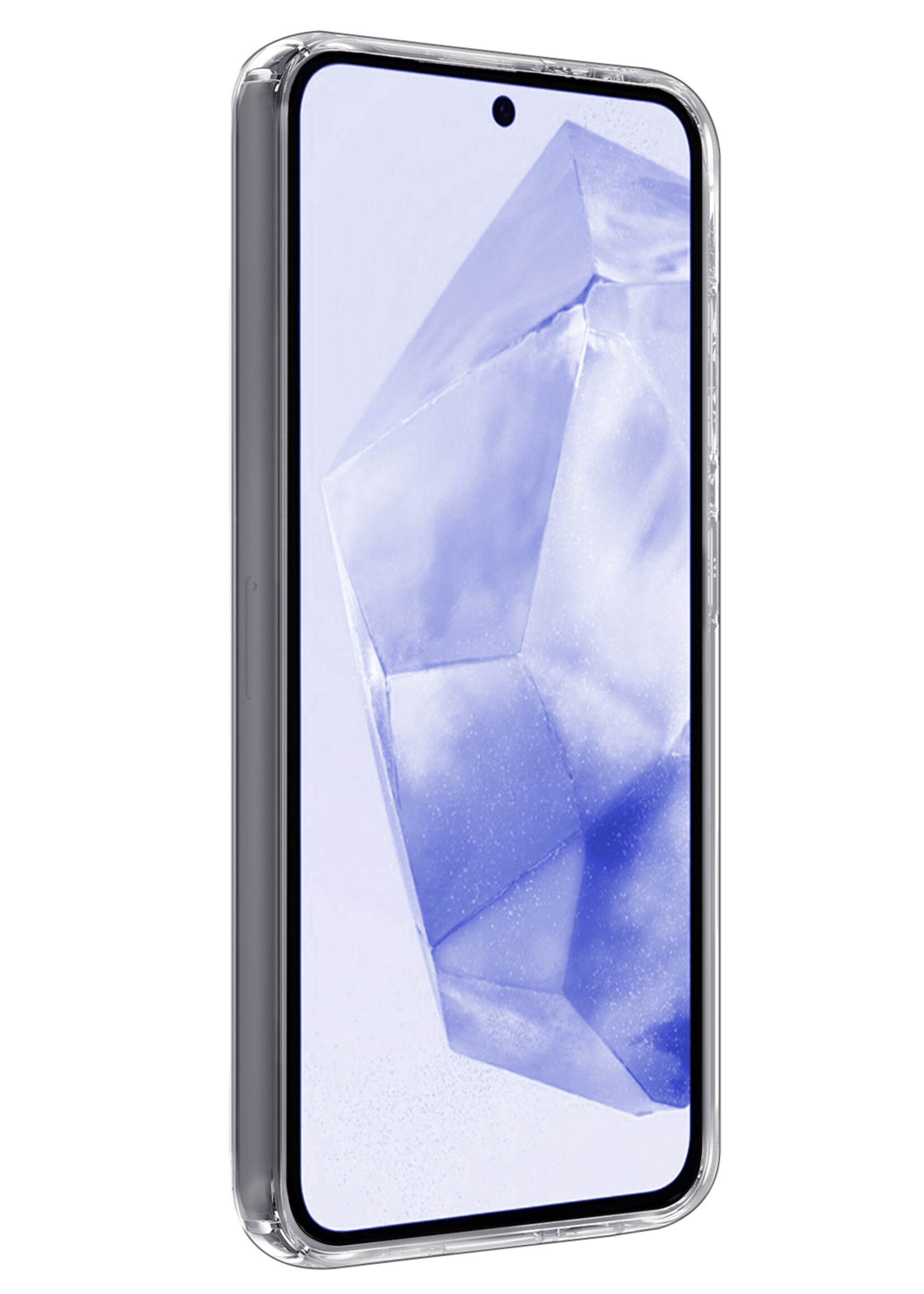 BTH Hoesje Geschikt voor Samsung A35 Hoesje Siliconen Case Hoes Met Screenprotector - Hoes Geschikt voor Samsung Galaxy A35 5G Hoes Cover Case - Transparant