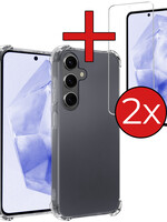 BTH BTH Samsung Galaxy A35 Hoesje Shockproof Met 2x Screenprotector