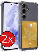 BTH BTH Samsung Galaxy A35 Hoesje Pashouder - 2 PACK