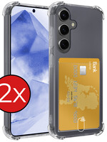 BTH BTH Samsung Galaxy A55 Hoesje Pashouder - 2 PACK