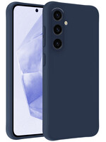 BTH BTH Samsung Galaxy A35 Hoesje Siliconen - Donkerblauw