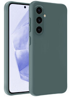 BTH BTH Samsung Galaxy A35 Hoesje Siliconen - Donkergroen