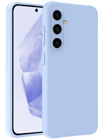 BTH BTH Samsung Galaxy A35 Hoesje Siliconen - Lichtblauw