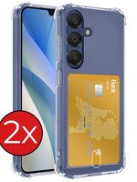 BTH BTH Samsung Galaxy A15 Hoesje Pashouder - 2 PACK