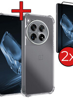 BTH BTH OnePlus 12 Hoesje Shockproof Met 2x Screenprotector