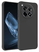 BTH BTH OnePlus 12R Hoesje Siliconen - Zwart