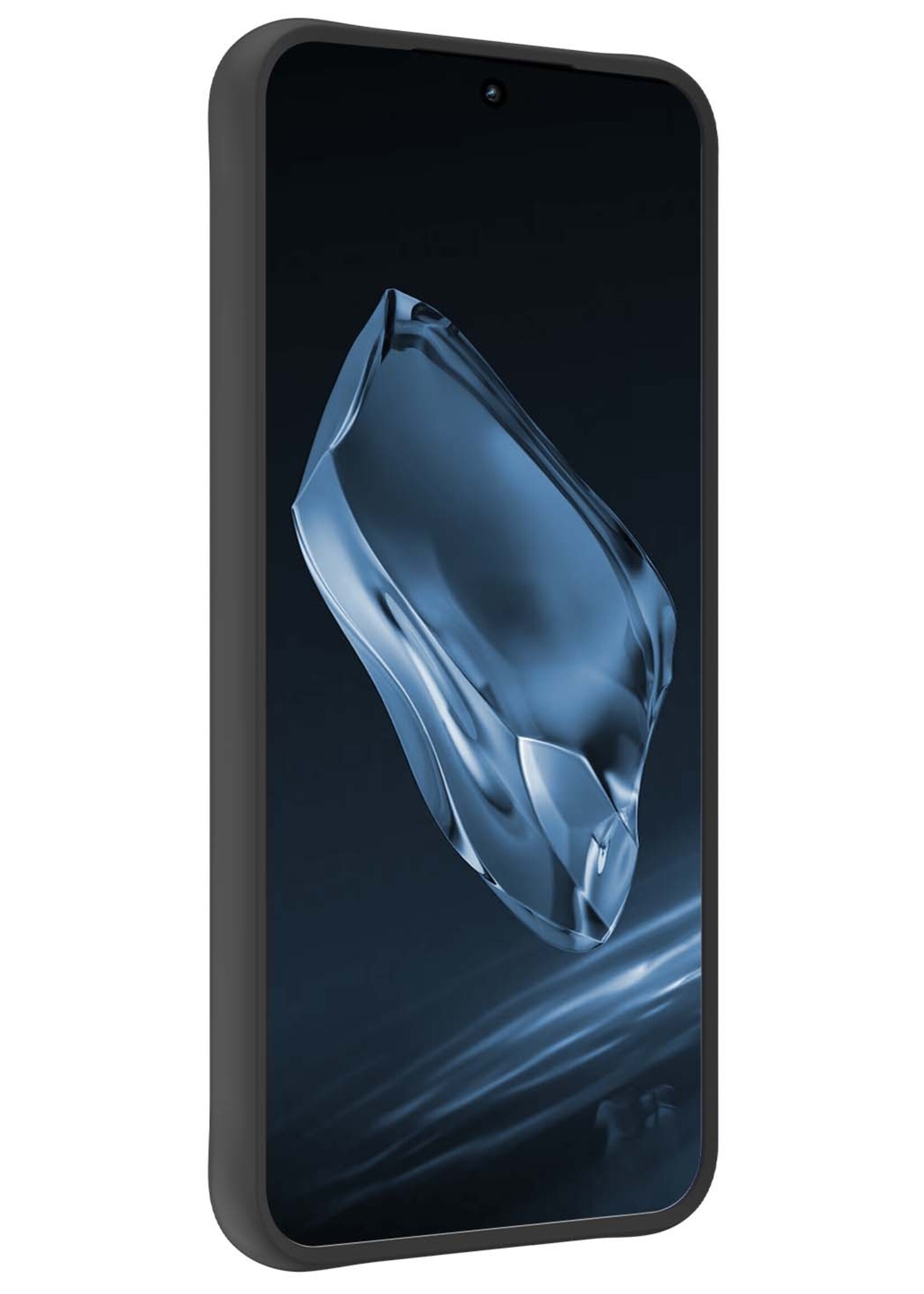 BTH Hoesje Geschikt voor OnePlus 12R Hoesje Siliconen Case Hoes Met 2x Screenprotector - Hoes Geschikt voor OnePlus 12R Hoes Cover Case - Zwart
