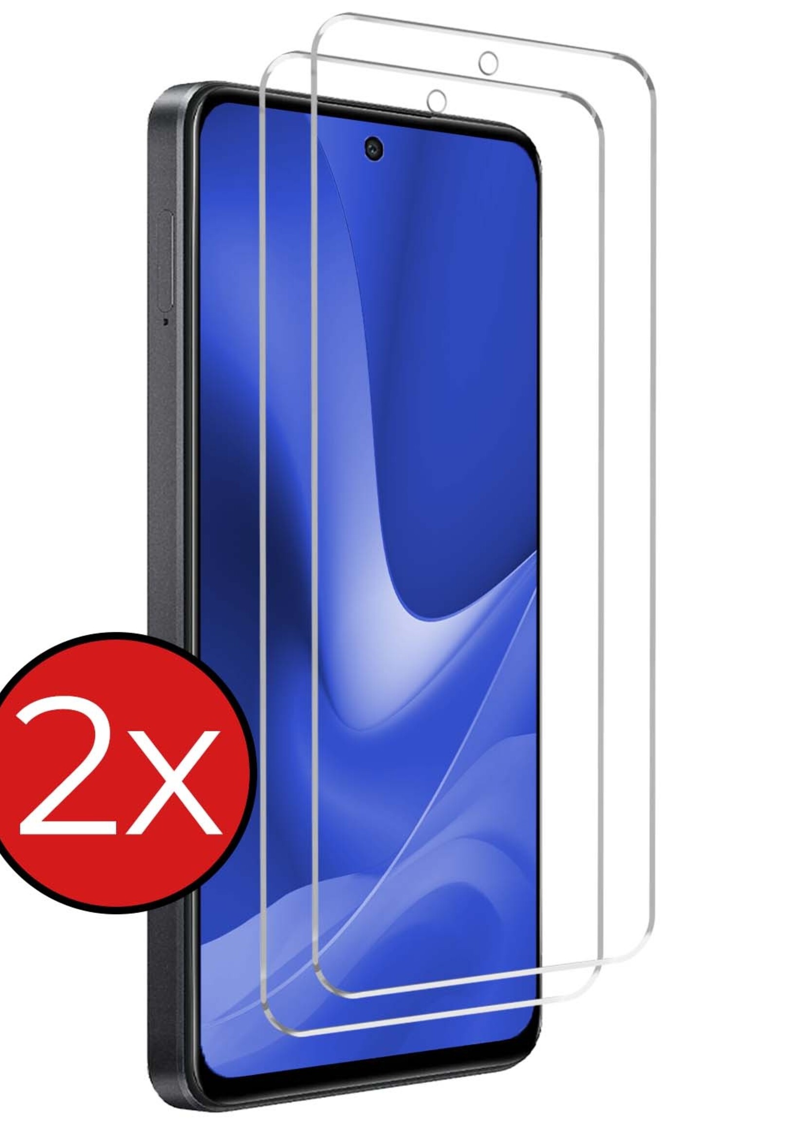 BTH Screenprotector Geschikt voor OPPO A79 Screenprotector Glas Gehard Tempered Glass - Screenprotector Geschikt voor OPPO A79 Screen Protector Screen Cover - 2 PACK