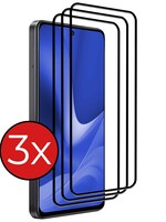 BTH BTH OPPO A79 Screenprotector Glas Full Cover 2D - 3 PACK