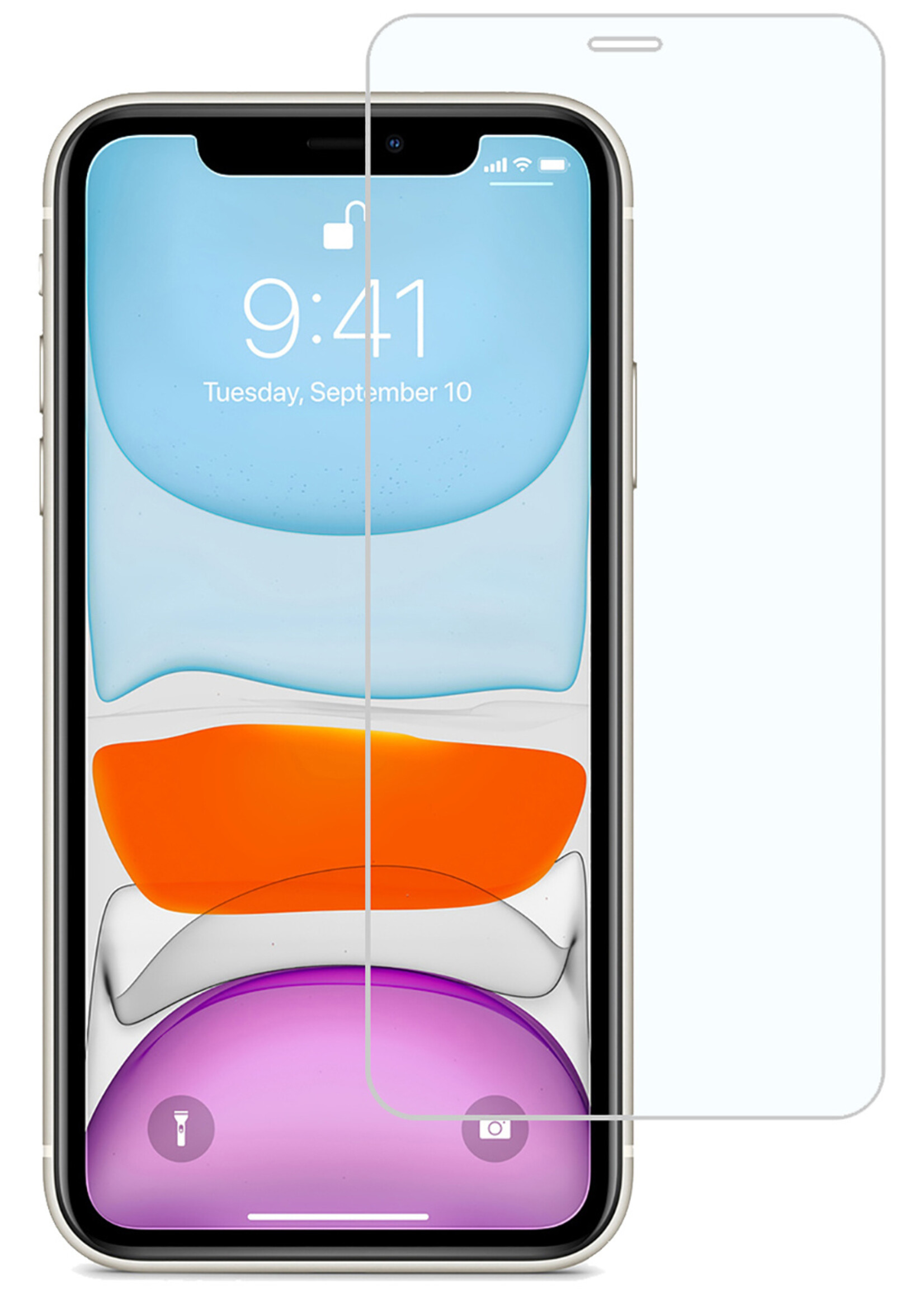 BTH Screenprotector Geschikt voor iPhone 11 Pro Screenprotector Glas Gehard Met Dichte Notch - Screenprotector Geschikt voor iPhone 11 Pro Screen Protector Glas Tempered Glass