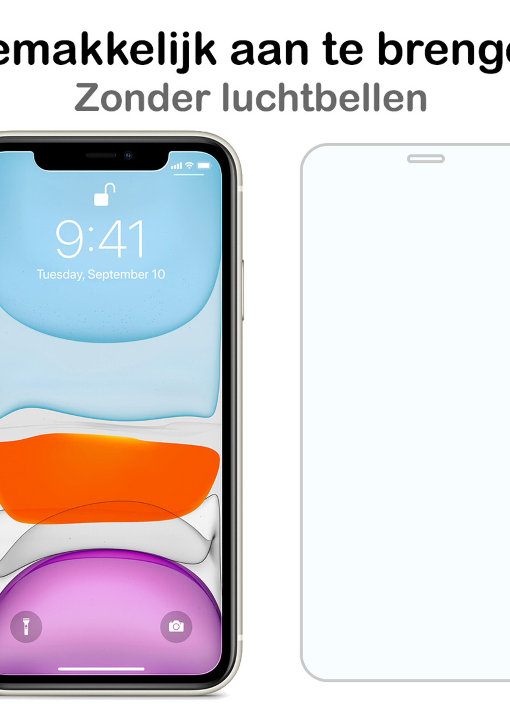 BTH Screenprotector Geschikt voor iPhone 11 Pro Screenprotector Glas Gehard Met Dichte Notch - Screenprotector Geschikt voor iPhone 11 Pro Screen Protector Glas Tempered Glass - 3 PACK