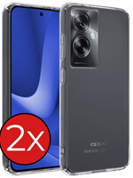 BTH BTH OPPO A79 Hoesje Siliconen - Transparant - 2 PACK