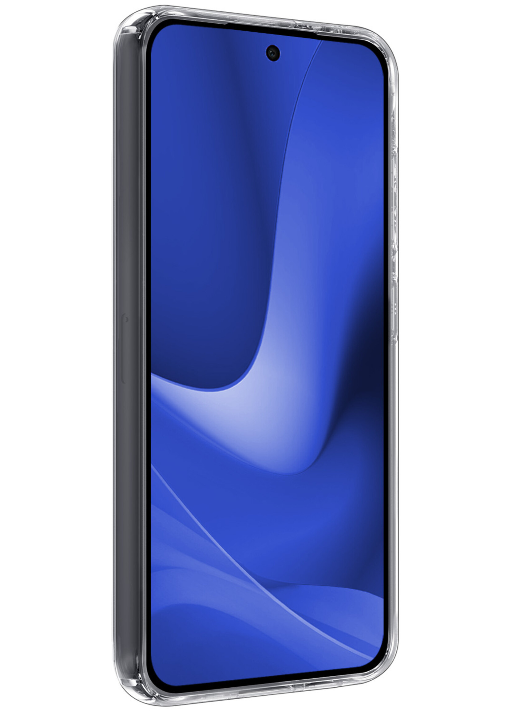 BTH Hoesje Geschikt voor OPPO A79 Hoesje Siliconen Case Hoes Met 2x Screenprotector - Hoes Geschikt voor OPPO A79 Hoes Cover Case - Transparant