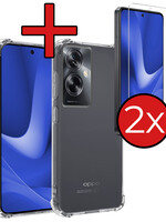 BTH BTH OPPO A79 Hoesje Shockproof Met 2x Screenprotector