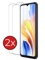 BTH BTH OPPO A18 Screenprotector Glas  - 2 PACK