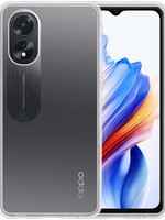 BTH BTH OPPO A18 Hoesje Siliconen - Transparant