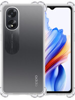BTH BTH OPPO A18 Hoesje Shockproof - Transparant