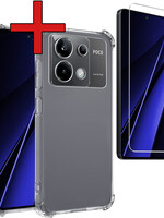 BTH BTH Xiaomi Poco X6 Hoesje Shockproof Met Screenprotector