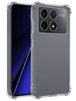 BTH BTH Xiaomi Poco X6 Pro Hoesje Shockproof - Transparant