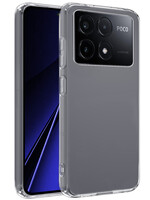 BTH BTH Xiaomi Poco X6 Pro Hoesje Siliconen - Transparant