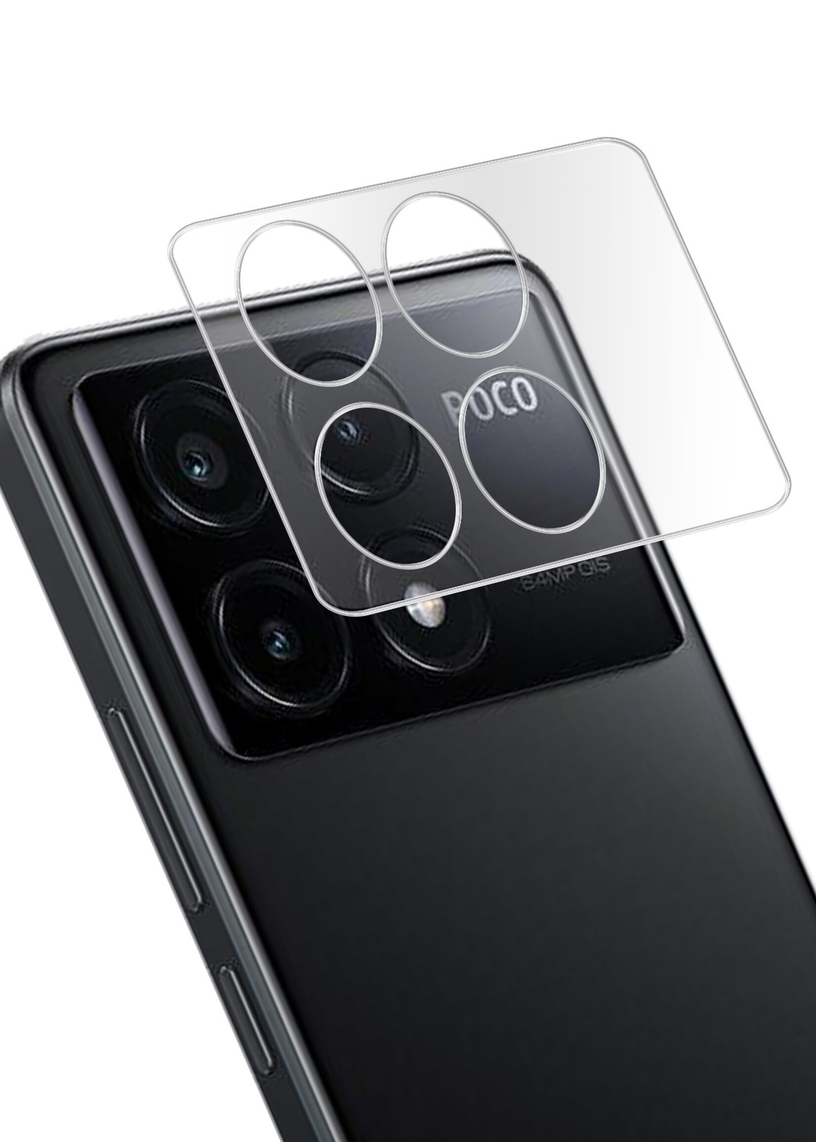 BTH Screenprotector Geschikt voor Xiaomi Poco X6 Pro 5G Camera Lens Screenprotector Glas - Screenprotector Geschikt voor Xiaomi Poco X6 Pro Screenprotector Camera Protector Gehard Glas