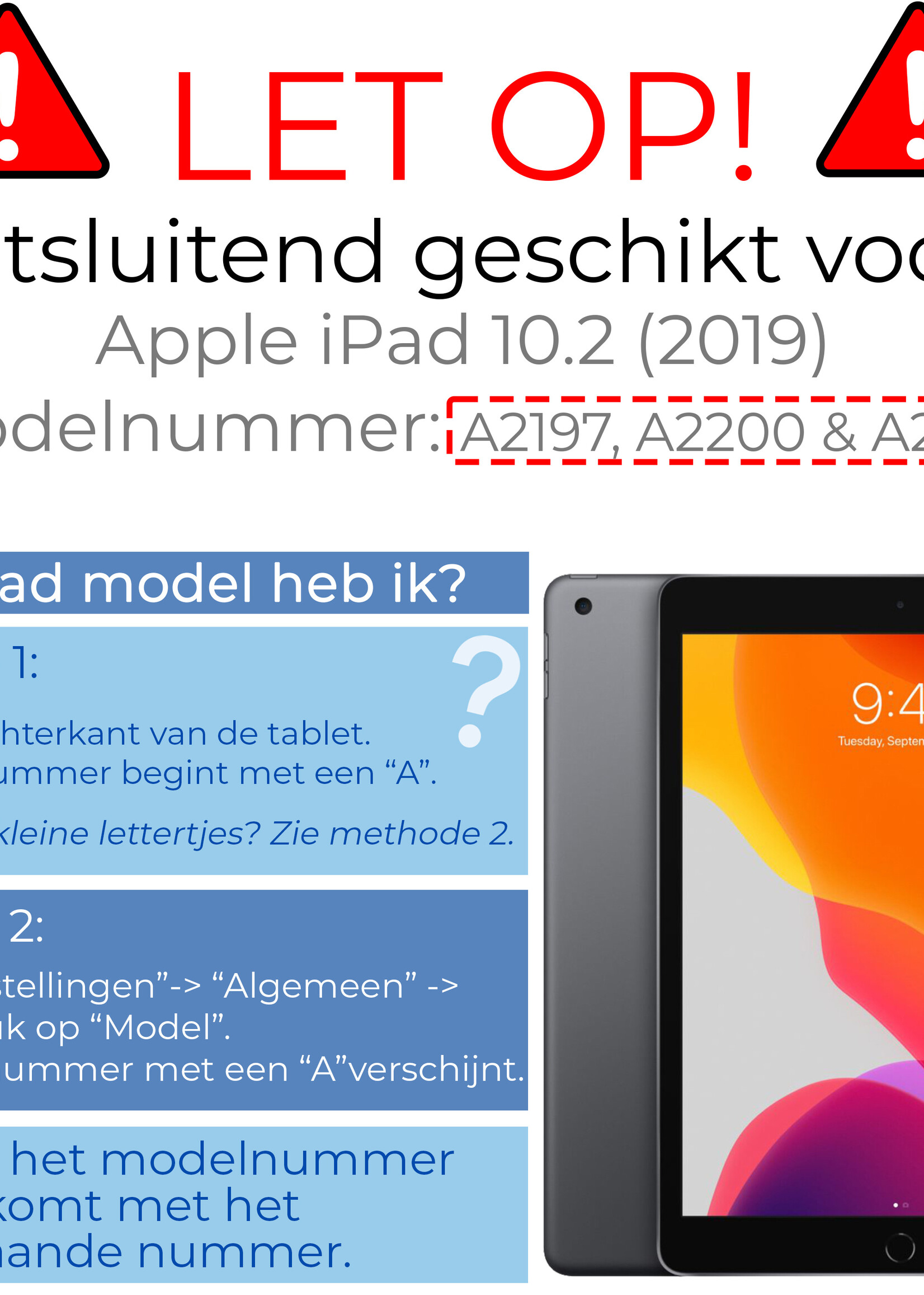 BTH Hoes Geschikt voor iPad 10.2 2019 Hoes Book Case Hoesje Trifold Cover Met Uitsparing Geschikt voor Apple Pencil Met Screenprotector - Hoesje Geschikt voor iPad 7 Hoesje Bookcase - Donkergroen
