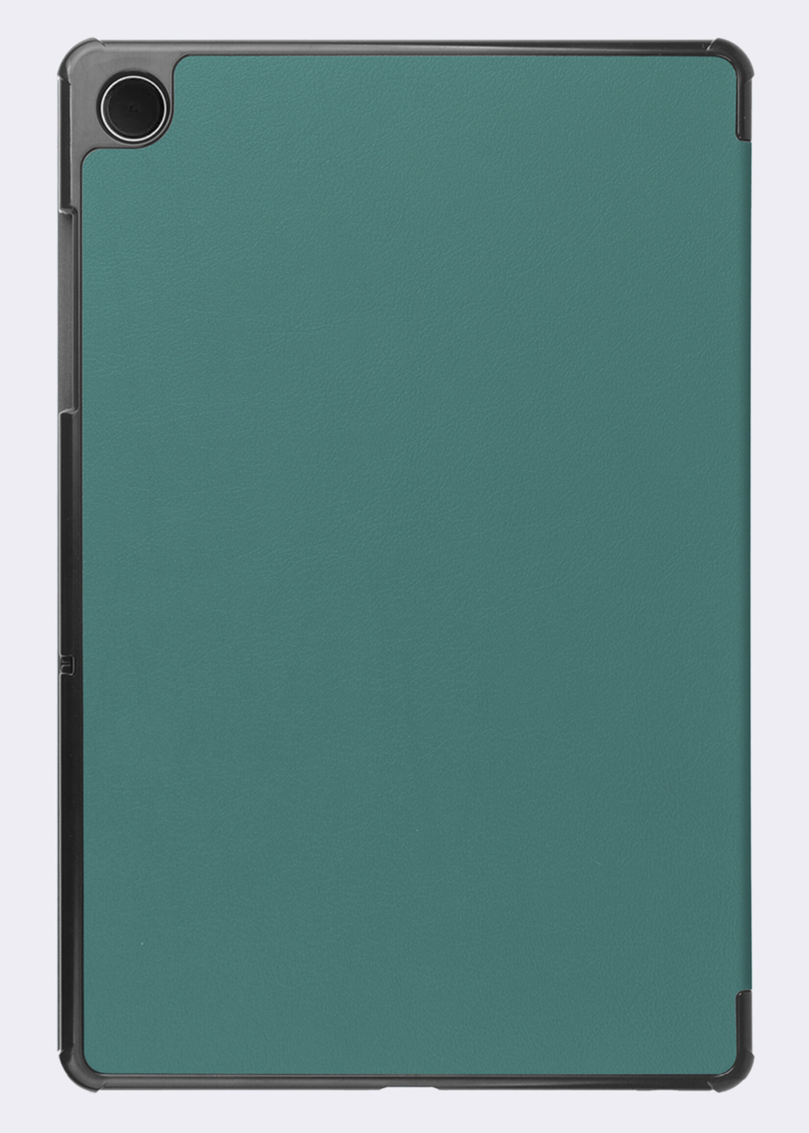 BTH Hoes Geschikt voor iPad 10.2 2021 Hoes Book Case Hoesje Trifold Cover Met Uitsparing Geschikt voor Apple Pencil Met Screenprotector - Hoesje Geschikt voor iPad 9 Hoesje Bookcase - Donkergroen