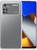 BTH BTH Xiaomi Poco M4 Pro 4G Hoesje Siliconen - Transparant