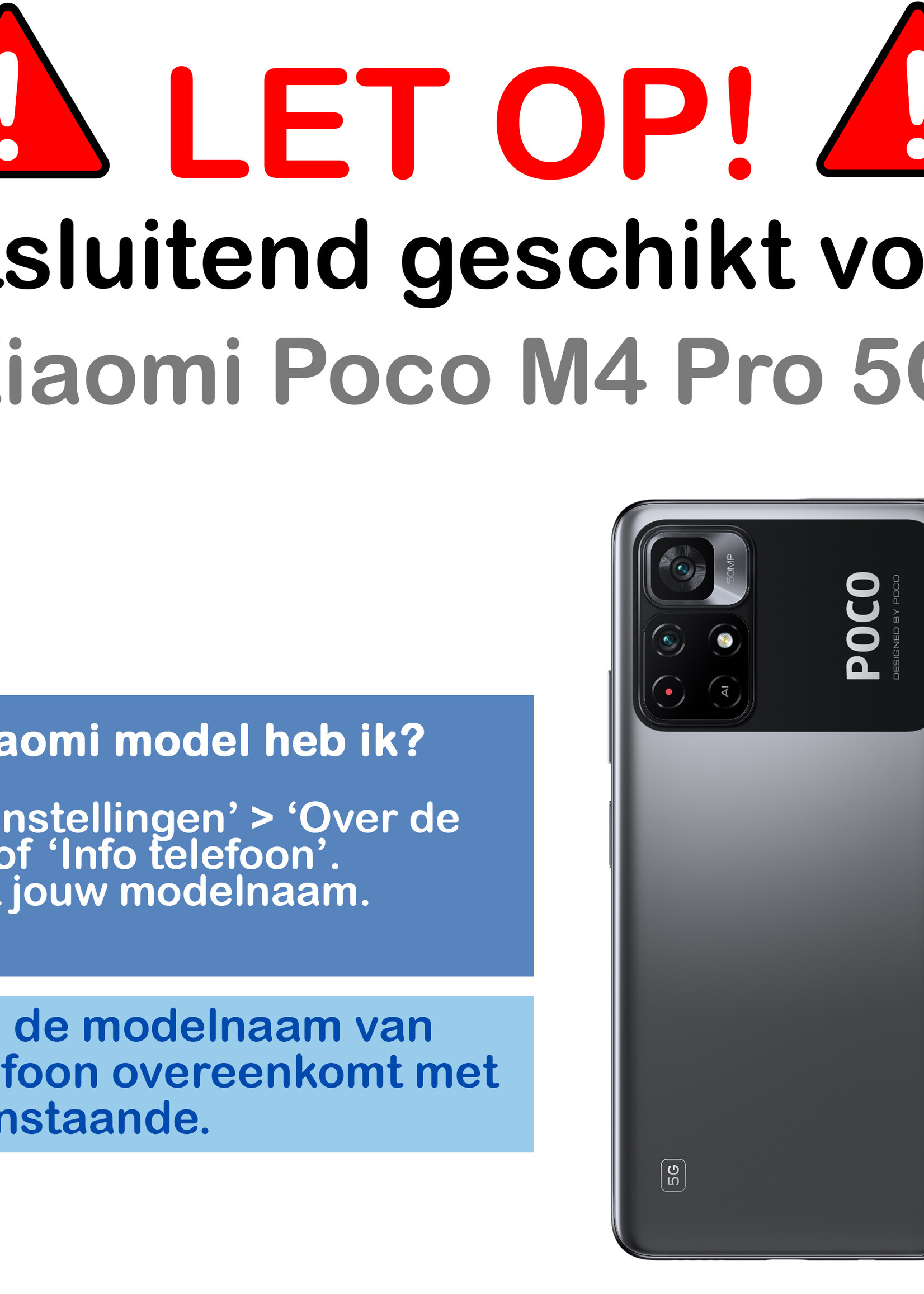 BTH Screenprotector Geschikt voor Xiaomi Poco M4 Pro 5G Screenprotector Glas Gehard Tempered Glass - Screenprotector Geschikt voor Xiaomi Poco M4 Pro 5G Screen Protector Screen Cover - 2 PACK