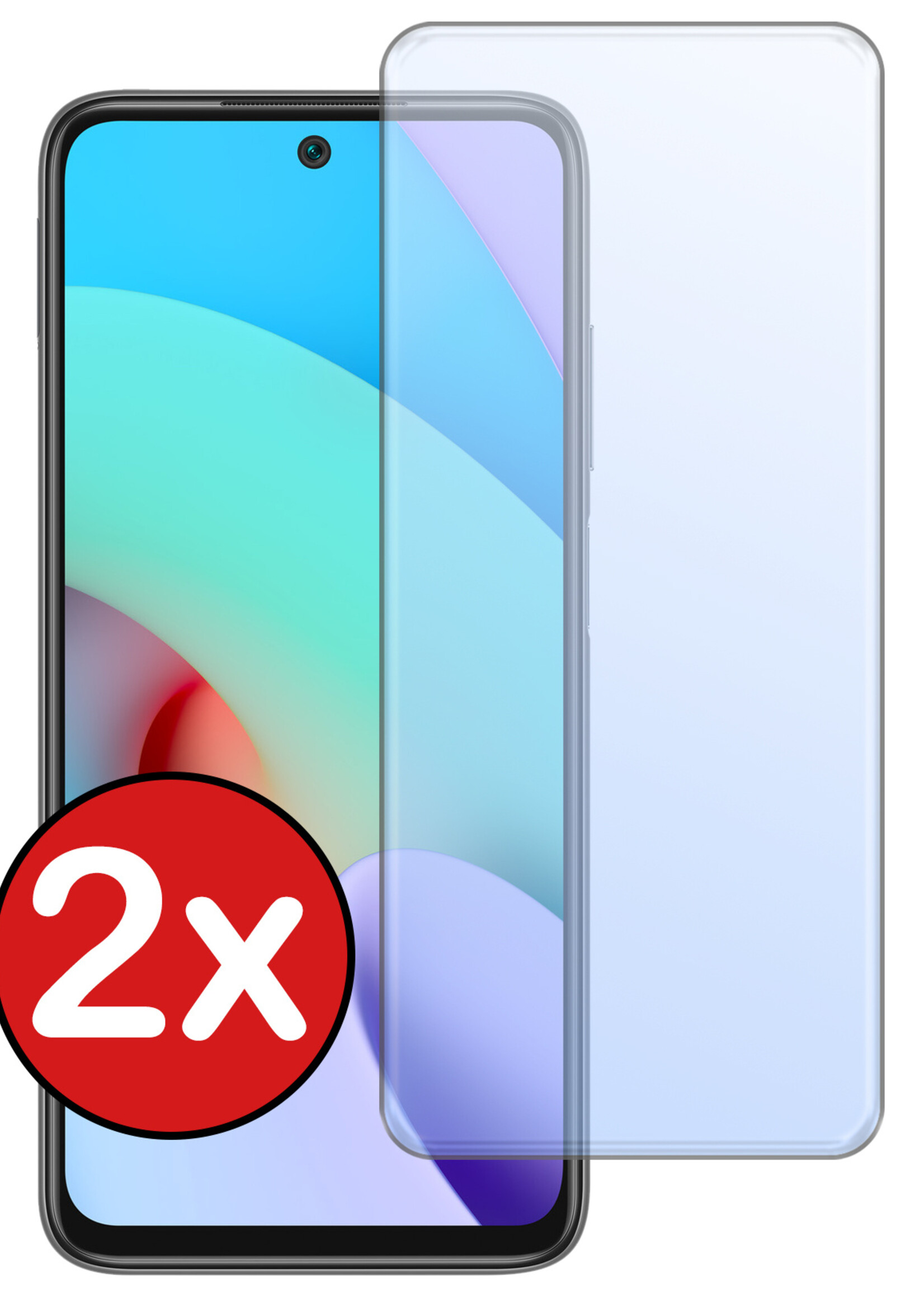 BTH Screenprotector Geschikt voor Xiaomi Redmi 10 2022 Screenprotector Glas Gehard Tempered Glass - Screenprotector Geschikt voor Xiaomi Redmi 10 2022 Screen Protector Screen Cover - 2 PACK