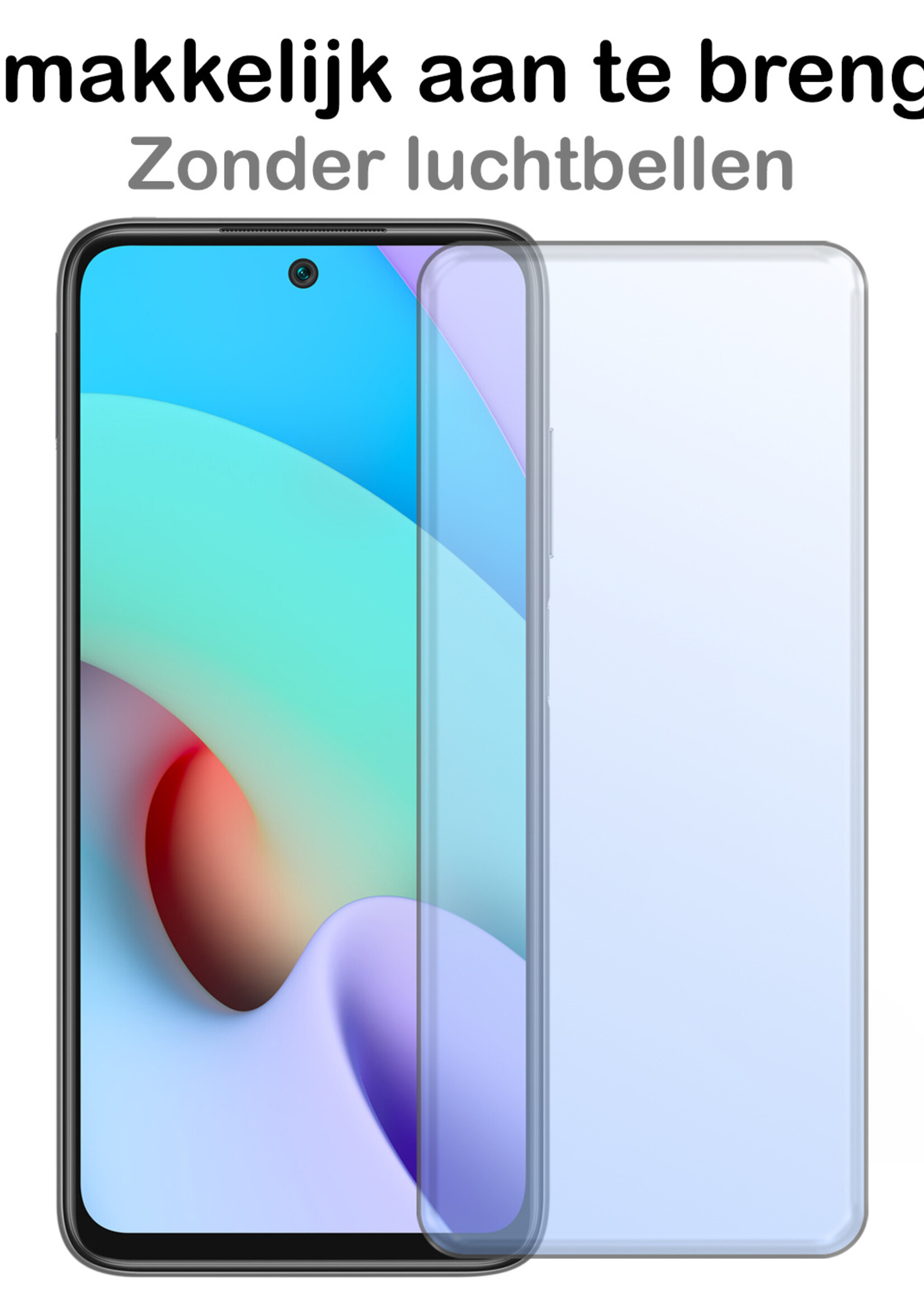 BTH Screenprotector Geschikt voor Xiaomi Redmi 10 2022 Screenprotector Glas Gehard Tempered Glass - Screenprotector Geschikt voor Xiaomi Redmi 10 2022 Screen Protector Screen Cover - 2 PACK