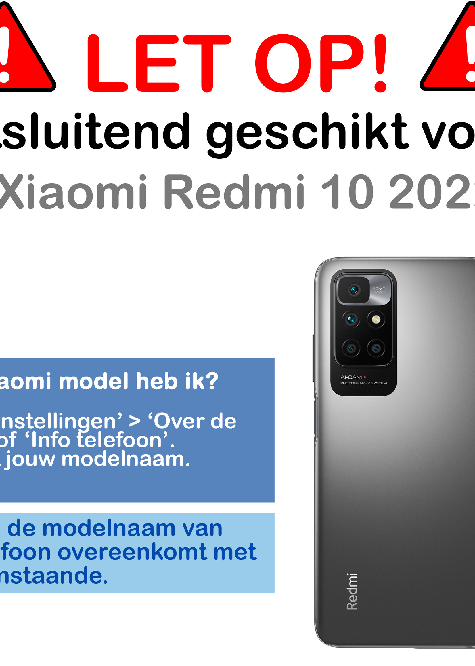 BTH Hoesje Geschikt voor Xiaomi Redmi 10 2022 Hoesje Siliconen Case Hoes - Hoes Geschikt voor Xiaomi Redmi 10 2022 Hoes Cover Case - Transparant - 2 PACK