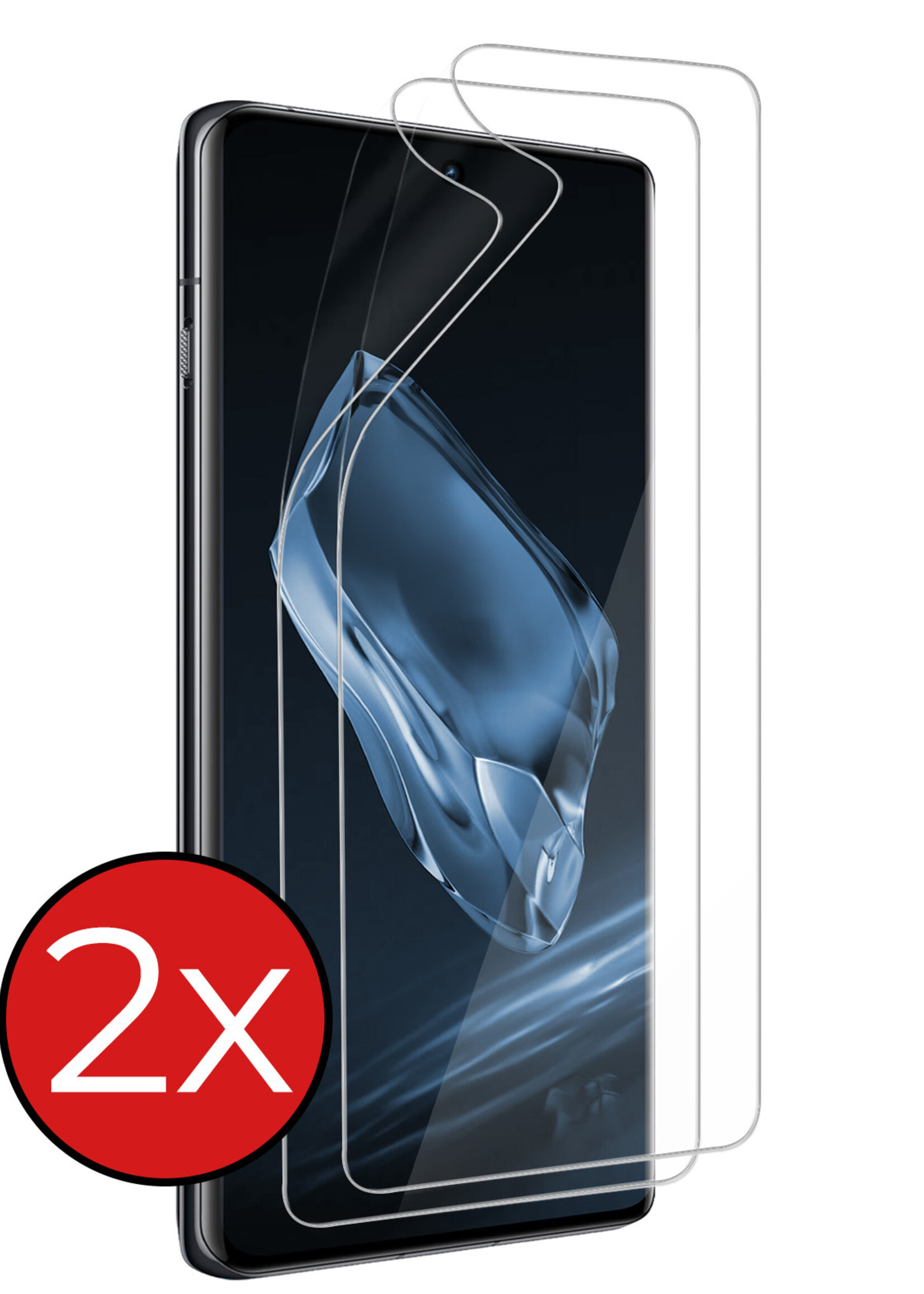 BTH Screenprotector Folie Geschikt voor OnePlus 12R Screenprotector Beschermfolie - Screenprotector Folie Geschikt voor OnePlus 12R Screen Protector Folie TPU Soft Touch - 2 PACK